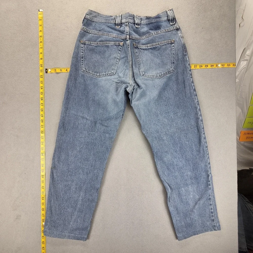 Vintage Diesel Jeans Mens 32x28‎ Blue Relaxed Tapered Button Fly Made In Italy